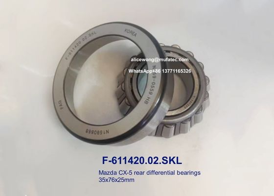 F-611420 について02.SKL F-611420 02 KA03-27-220 マツダ CX-5 差軸承 角型ロール軸承 35*76*25mm