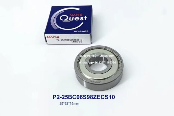 P2-25BC06S98ZECS10 25BC06S98 自動車用発電機ベアリング 片側鋼製シールベアリング 25*62*15mm